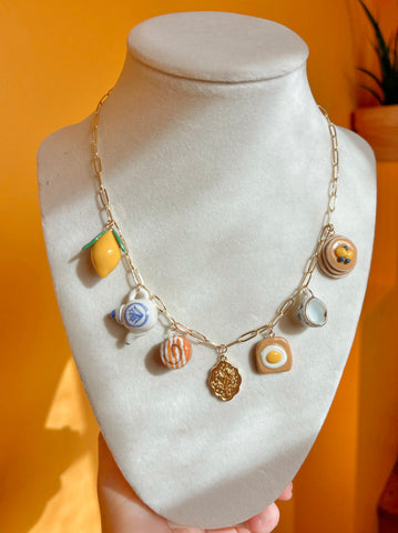 The Breakfast Charm Necklace