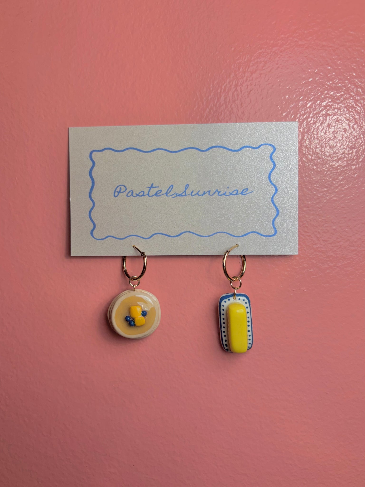 Pancake and Butter Earrings