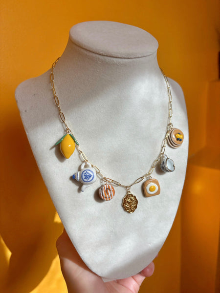 The Breakfast Charm Necklace